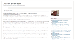 Desktop Screenshot of aaronbrandon.com